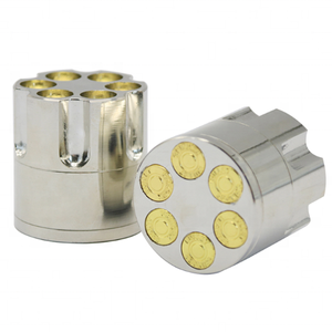 6 <strong>Bullets</strong> Smoking <strong>Grinder</strong> (B80010) 52*44mm /42*45mm - Product Image 6