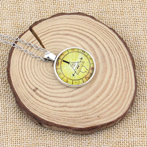 Collar de Bill <span class=keywords><strong>Cipher</strong></span> de Gravity Falls, Figura Coleccionable, Joyería, Accesorios, Decoración, Juguetes, Regalos de Cumpleaños para Niños - Product Image 4