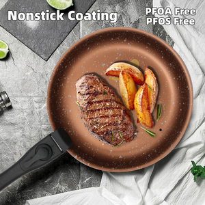 Thân thiện với môi không dính <span class=keywords><strong>Cookware</strong></span> Set Cổ phiếu bán buôn nồi Frying Pan đa-mảnh BẾP NHÔM đồ nấu nướng với có thể tháo rời xử lý - Product Image 3