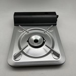 Réchaud à gaz portable Yongkang pour 1-2 personnes, camping en plein air avec dispositif d'allumage, design ultra fin noir - Product Image 4
