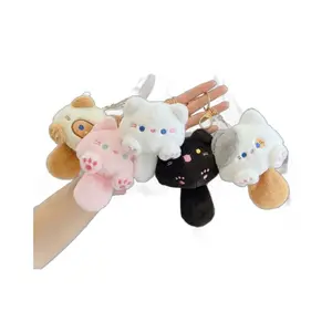Squeaking, Trendy, Cool and Cute Casual Cat Series Muñeco de peluche BIBI, Meow Planet Buckle, Student Book Bag, Hanger