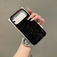 Étui de téléphone à motif ondulé tridimensionnel pour iPhone 18Pro 17, 16, 15, 14, 13, 12, 11, Pro Plus, étui de téléphone anti-chute
