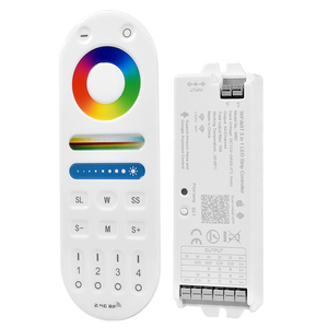 Tuya App WB5 Wi-Fi e BT 5 in <span class=keywords><strong>1</strong></span> <span class=keywords><strong>Controller</strong></span> striscia LED con telecomando RGB + CCT 4 Zone Touch per striscia LED - Product Image 1