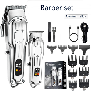 Tondeuse Électrique Filaire pour Barbier avec Chargeur, Lames en Acier Inoxydable, Batterie Li-ion, Lavable, pour Soins des Animaux et Hommes - Product Image 6