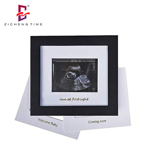 Marco de Fotos para <span class=keywords><strong>Ecografía</strong></span> de Bebé, Recuerdo de Ultrasonido 'Amor a Primera Vista', Regalo para Recién Nacido con Tarjeta de Bienvenida, OEM - Product Image 1