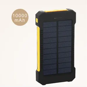 Powerbank Trending Product 2023 New Arrival ODMOEM Portable Charger Solar Powerbank Mobile Power Supply 10000mah Power Bank Solar Cargador