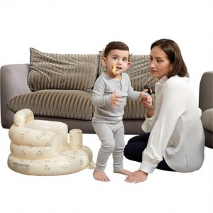 Siège d'apprentissage <span class=keywords><strong>gonflable</strong></span> pliable en PVC anti-chute pour <span class=keywords><strong>bébé</strong></span>, personnalisé en usine, vente en gros transfrontalière, produit phare - Product Image 1
