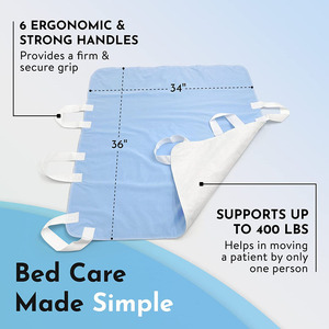 Coussins d'allaitement en microfibre équipés de poignées pour adultes Coussinets d'incontinence lavables avec fonction de retournement médical Produit de couche - Product Image 4