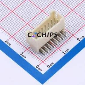 W200120K-16PY2423 Wire-to-Board Pin Header Bent Lead Through Hole,P=2mm Connector 2x8P 2mm Right Angle Insert PHB - Product Image 1