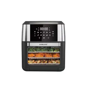 Friggitrice ad aria per uso domestico completamente automatica multifunzionale pollo fritto e patatine fritte friggitrice elettrica da 12 litri friggitrice ad aria