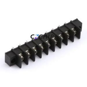 MX25SM-7.62-09P-BK01-Cu-S-A Barrier Terminal Block Through hole,P=7.62mm Connector Two Sides 7.62mm 1x9P Straight Pin - Product Image 1