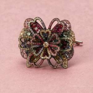 Version of the New Duck Mouth Clip Rhinestone Flower <strong>Hair</strong> Clip <strong>Mother</strong> <strong>Hair</strong> Accessories - Product Image 1