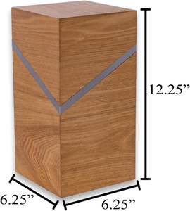 Toptan Modern dekoratif kremasyon Urn insan külleri ahşap Urn büyük 350lb ön kremasyon ağırlığı ahşap insan <span class=keywords><strong>Urns</strong></span> tutar - Product Image 4