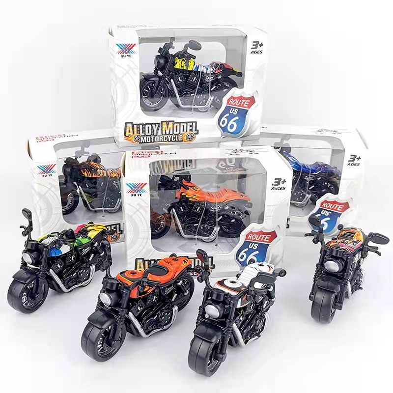 Vintage Tin Motorcycle Toys Retro Crafted Models