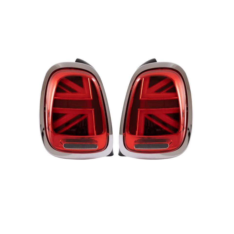 C (marco cromado + carcasa roja)