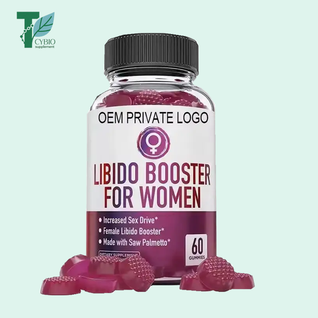 OEM Natural Libido Booster Gummies with Saw Palmetto Herbal Supplements for Female Libido  Boost