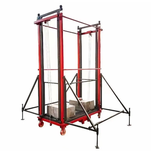 Platform Perancah Listrik Lipat dan Bergerak untuk Penggunaan Rumah Tangga dengan Konstruksi Baja dan Tali Kawat - Product Image 3