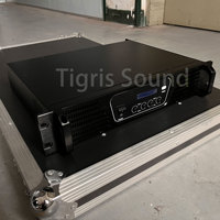 Amplificateurs audio de scène professionnels haute puissance DSP4.12 4*1600W avec boîtier métallique pour spectacles sonores en direct, systèmes d'équipement DJ