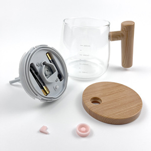 Taza Mezcladora Eléctrica Automática Personalizable para Café, Leche, <span class=keywords><strong>Matcha</strong></span> y Té - Product Image 4