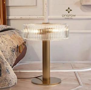 Lampe de table en verre minimaliste nordique moderne E14 Base corps en fer AC LED pour la décoration intérieure et l'hôtel lecture de chevet batterie portable - Product Image 3