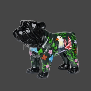 Prix usine en gros personnalisé En Polyrésine statue de <span class=keywords><strong>bouledogue</strong></span> français - Product Image 2