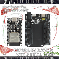 Carte de développement ESP32 double cœur à très faible consommation d'énergie, convertisseur USB DC/DC TYPE-C, puce CH340C, kits ESP-WROOM32-DevKitC-32, système d'exploitation Linux