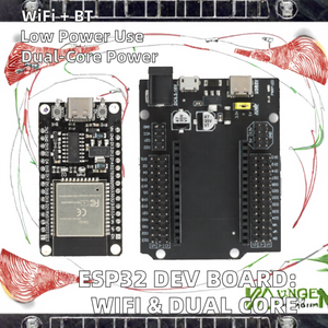 Carte de développement <span class=keywords><strong>ESP32</strong></span> Dual Core Ultra-Low Power avec ESP-WROOM32-DevKitC-32 à puce USB TYPE-C WiFi + Bluetooth CH340C pour kits - Product Image 2