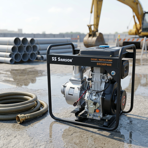 Pompe à eau SS SAMSON de la meilleure qualité avec moteur diesel, pompe à eau à essence, moteur diesel - Product Image 1