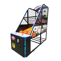 Machine de jeu de basket-ball pliable à monnayeur pour salle de sport intérieure