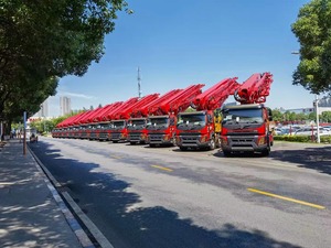 โครงรถสำหรับรถปั๊มคอนกรีตปี 2019 รุ่น 49m SYM5333THB 490C-8 พร้อมชุดประกอบเครื่องยนต์  ประกอบด้วยเครื่องยนต์รถบรรทุก 6 สูบ - Product Image 3