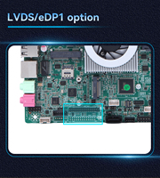 Motherboard Kustom Pabrik 17x17cm Generasi ke-6, ke-7, ke-8 Jaringan Ganda I5 6200U 6300U 7200U 7300U Ddr4 VGA Lvds Peralatan Motherboard