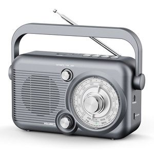 <span class=keywords><strong>Radio</strong></span> portable multifonctionnelle avec carte <span class=keywords><strong>FM</strong></span>/AM/USB/TF et lecteur Bluetooth, parfaite comme cadeau, haut-parleur stéréo pleine bande - Product Image 1