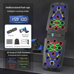 Planche de Pompes Pliable MACYO avec Compteur de Temps Automatique 30 en 1 Équipement d'Entraînement - Product Image 1