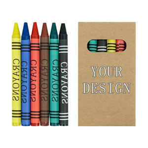Bán Buôn Giá Rẻ Khuyến Mại Sinh Viên Văn Phòng Phẩm Bút Chì Bút Chì Thiết Lập Cho Trẻ Em Nguồn Cung Cấp Nghệ Thuật Crayon Set Với Biểu Tượng Tùy Chỉnh In Ấn Hộp - Product Image 1