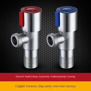 Угловой кран Maite из нержавеющей стали 304 для гостиниц и кухонных водонагревателей, взрывозащищенный, 1/2 дюйма, расход 15 л/мин - Product Image 4