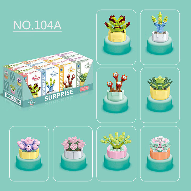 Bleu --- 104A (8 designs-16 boîtes par ensemble)