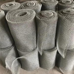 Nickel Copper Inconel Stainless Steel Knitted Wire Mesh / Knitted Filter Wire Mesh