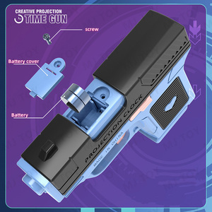 Orologio Digitale a Forma di Pistola <span class=keywords><strong>per</strong></span> <span class=keywords><strong>Bambini</strong></span> con Proiezione Oraria, Giocattolo Creativo in Plastica - Product Image 6