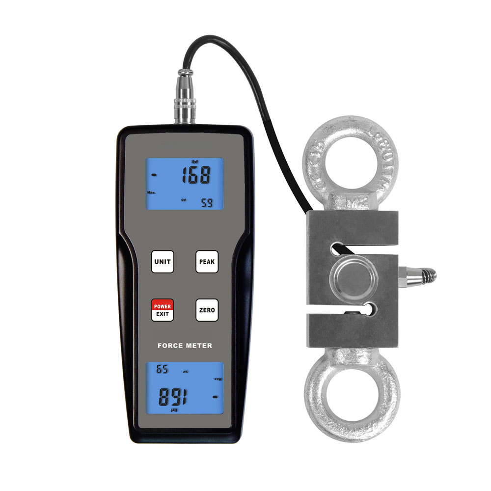 FM-204-1000K Digital Force Gauge Push and Pull Force Meter Range +-1000 kgf