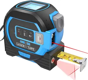 Probon 3 en 1 40m 60m infrarouge numérique intelligent électronique automatique numérique laser ruban à mesurer
