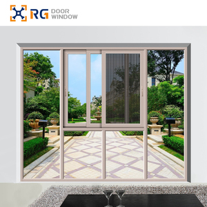 Manufacturer Direct Double Glazed Windproof Aluminum Alloy Sliding <strong>Window</strong> Exterior Aluminum <strong>Window</strong> with Glass - Product Image 1