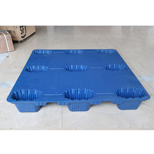 מפעל 1100 ישיר כבד * 1100*150 מ "מ מכה דפוס hdpe תשעה כפות יורים מפלסלים אירו 4-דרך כניסה stackable פלסטיק מגש אחסון - Product Image 6