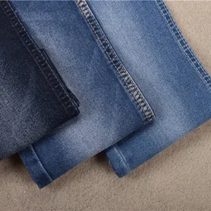 10.4 oz 58/59" Stretch Denim Fabric Cotton Denim Manufacturers In Guangdong China Warp Slub With Spandex