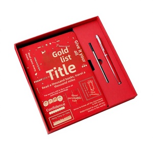 Coffret Cadeau Compagnon <span class=keywords><strong>de</strong></span> Carnet Minimaliste pour l'Examen d'Admission au Lycée en Saison <span class=keywords><strong>de</strong></span> Remise des Diplômes - Matériau en Pâte Vierge - Product Image 1