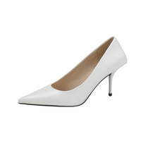 Chaussures à talons hauts pour femmes, nouvelles chaussures à talons fins de couleur bonbon, à bout pointu, chaussures de mode pour un usage professionnel