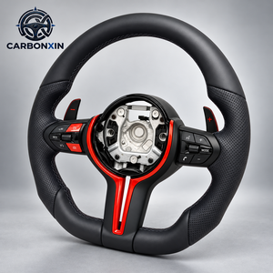 Volant sport en fibre de carbone et cuir avec chauffage, 100% Plug & Play, prix de gros usine pour modèles M3/M5/M2 - Product Image 2