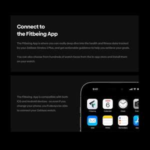 Dropshiping 1.43 inç Zeblaze Stratos 2 artı ekran 3 ATM sağlık ve Fitness GPS akıllı saat - Product Image 6