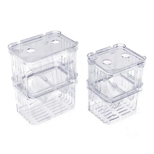 Caja de cría para peceras, caja de aislamiento para guppys, caja de cría para alevines de peceras pequeñas, dispositivo de reproducción de <span class=keywords><strong>peces</strong></span> - Product Image 4