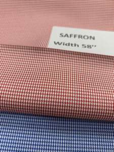 Suministro directo de fábrica 58 "de ancho Safron Poly Cotton Shirting Fabric Plain Dyed 120gsm Woven Style para niños y niñas Prendas - Product Image 3