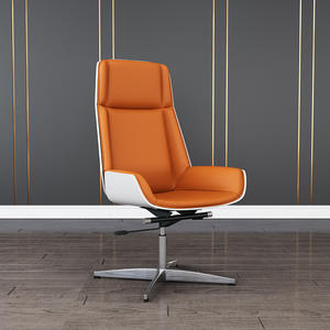 JXT White paint boss chair meeting computer chair sedia da ufficio reclinabile schienale basso e schienale alto - Product Image 1